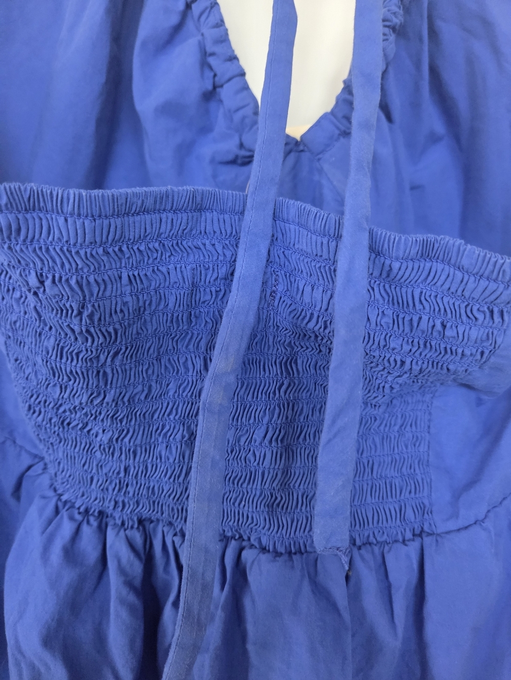 Blue Halter Maxi Dress xl NWT - Picture 7 of 7